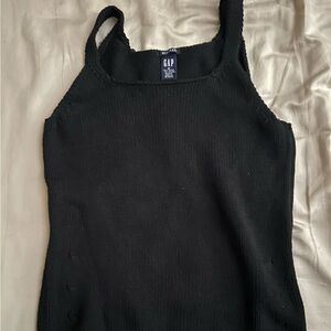 GAP Stretch Black Knit Top